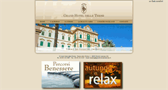 Desktop Screenshot of grandhoteldelleterme.it