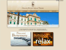 Tablet Screenshot of grandhoteldelleterme.it